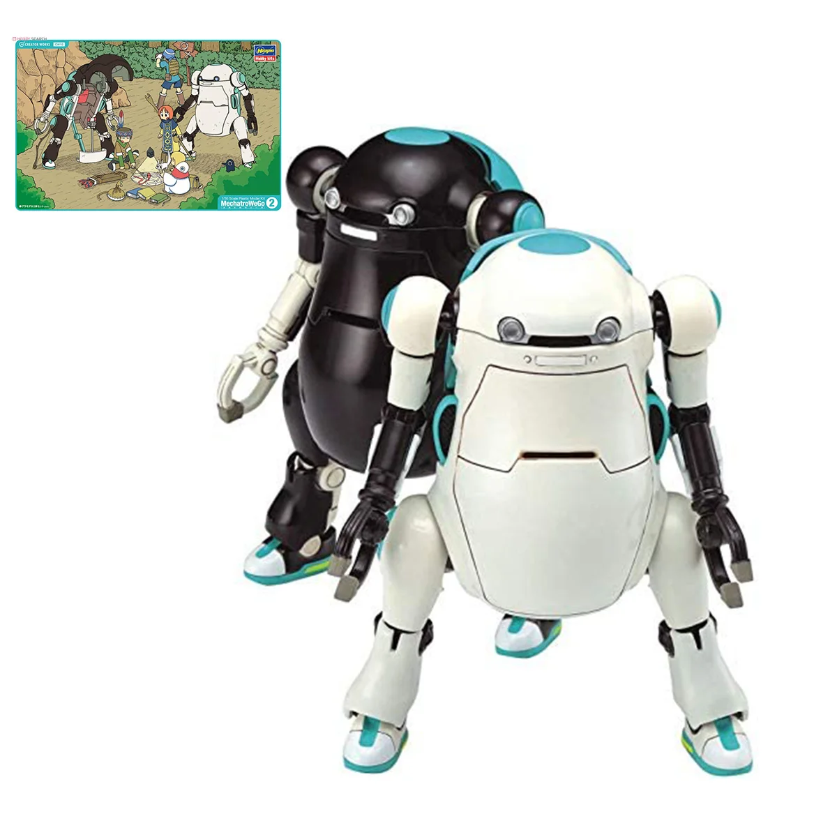 Фигурка Хасегава CW10 1/35 WEGO № 2 молочный какао черно-белая Сборная модель | Игрушки