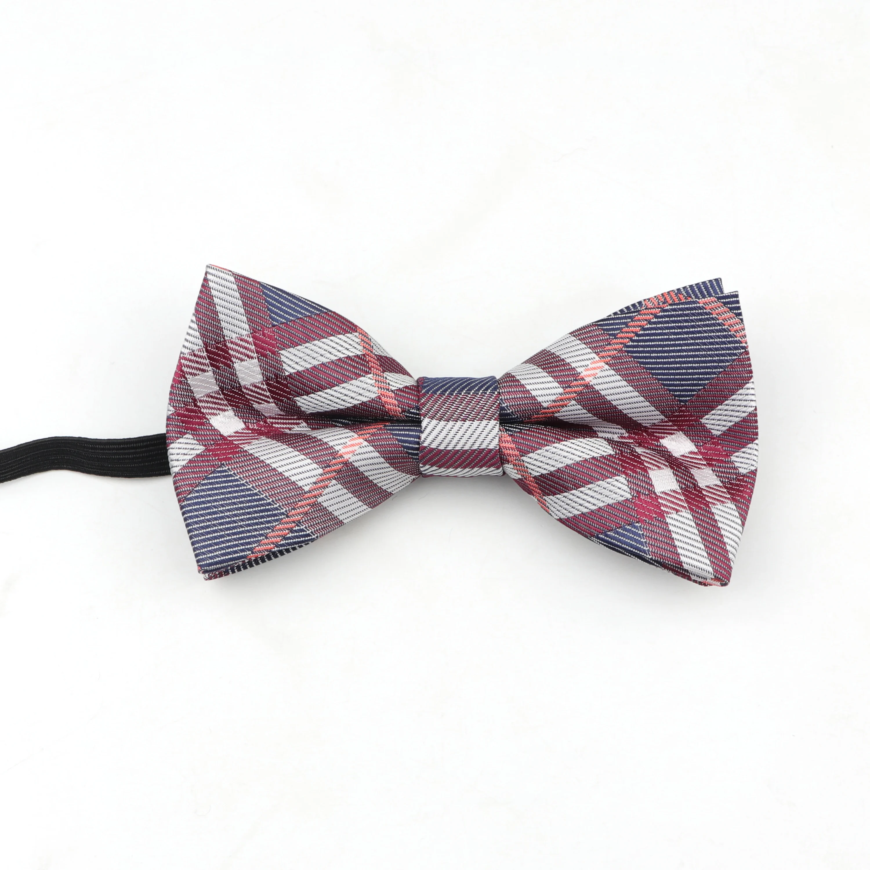 Детский галстук бабочка для мальчиков и детей клетка свадьбы горошек в полоску