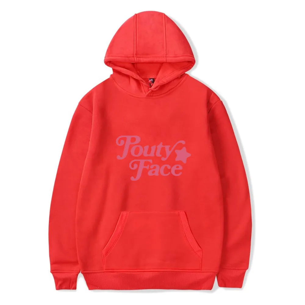 

2020 The Hype House Addison Rae Merch Hoodies Hooded Sweatshirts Men/Women Print Pouty Face hoodies Adults/Children Clothes