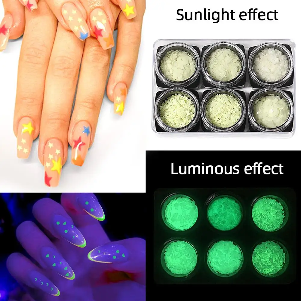 

Butterfly Heart Shapes Glitter Nail Sequins Manicure Nail Art Decoration