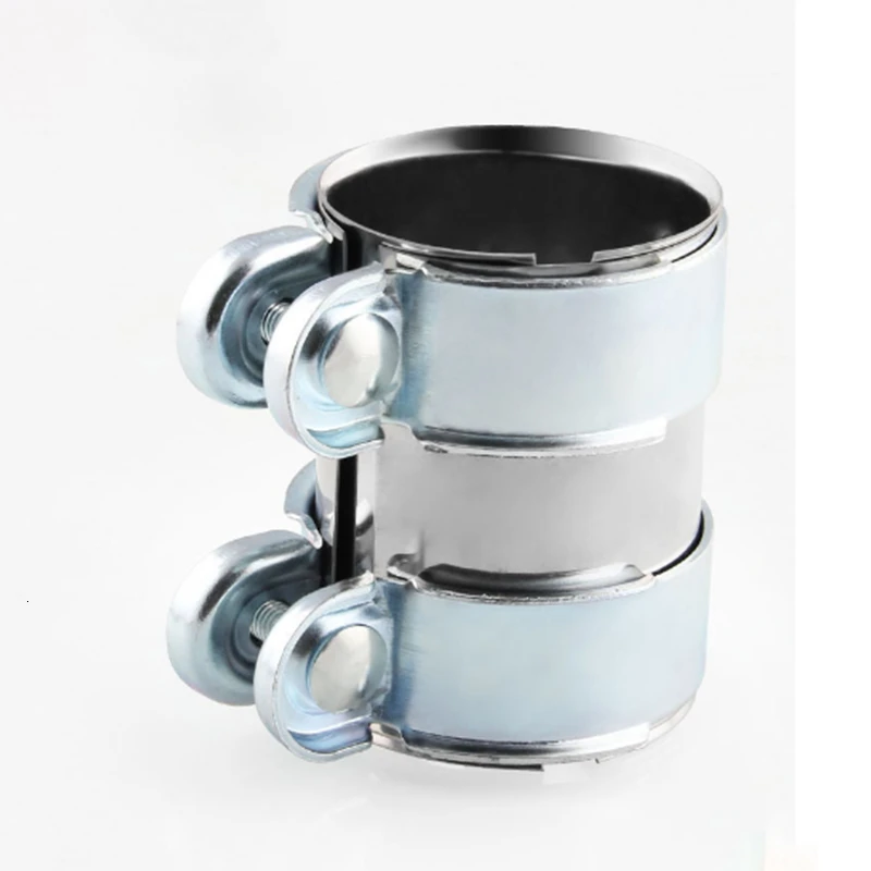 Автомобильный Универсальный зажим для выхлопной трубы из нержавеющей стали с
