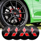 Наклейки из углеродного волокна для Mitsubishi ASX Outlander L200 EVO Lancer EX Pajero, 4 шт., 56 мм