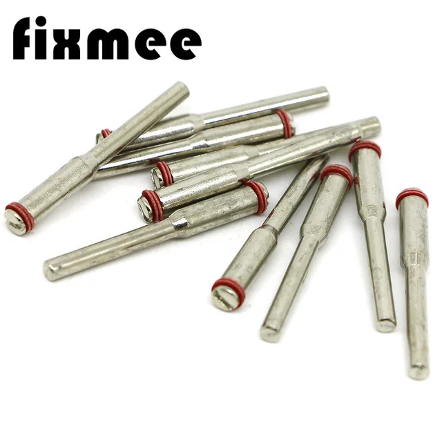 

10Pcs 3.175mm Steel Screw Mandrel Shank Cut-off Wheel Holder For Dremel Shaft Tool