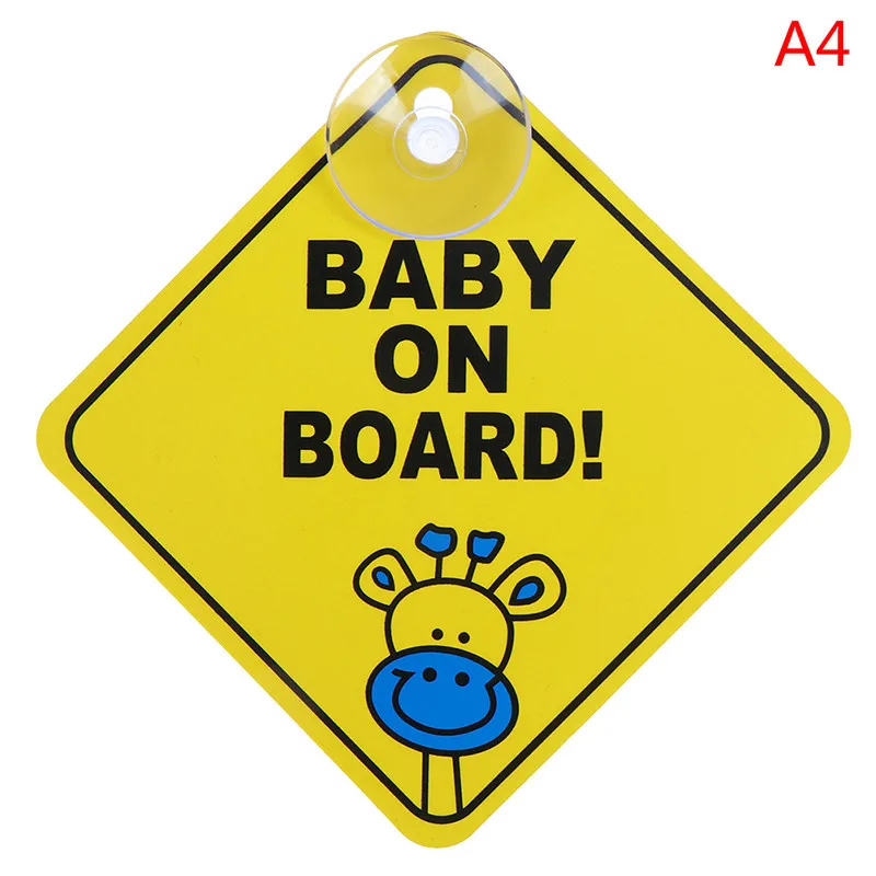 

Funny Car Sticker Decal Baby on Board SAFETY Warning Cover Scratches for Bumper Window Laptop Bodywork Auto Interior KK14*14cm