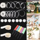 Арки Воздушные шары Аксессуары Воздушные шары Цепочка Лента Клипса Клей Точка для День рождения Свадебный фон Декор Детская душа Воздушные шары Арки Гирлянда