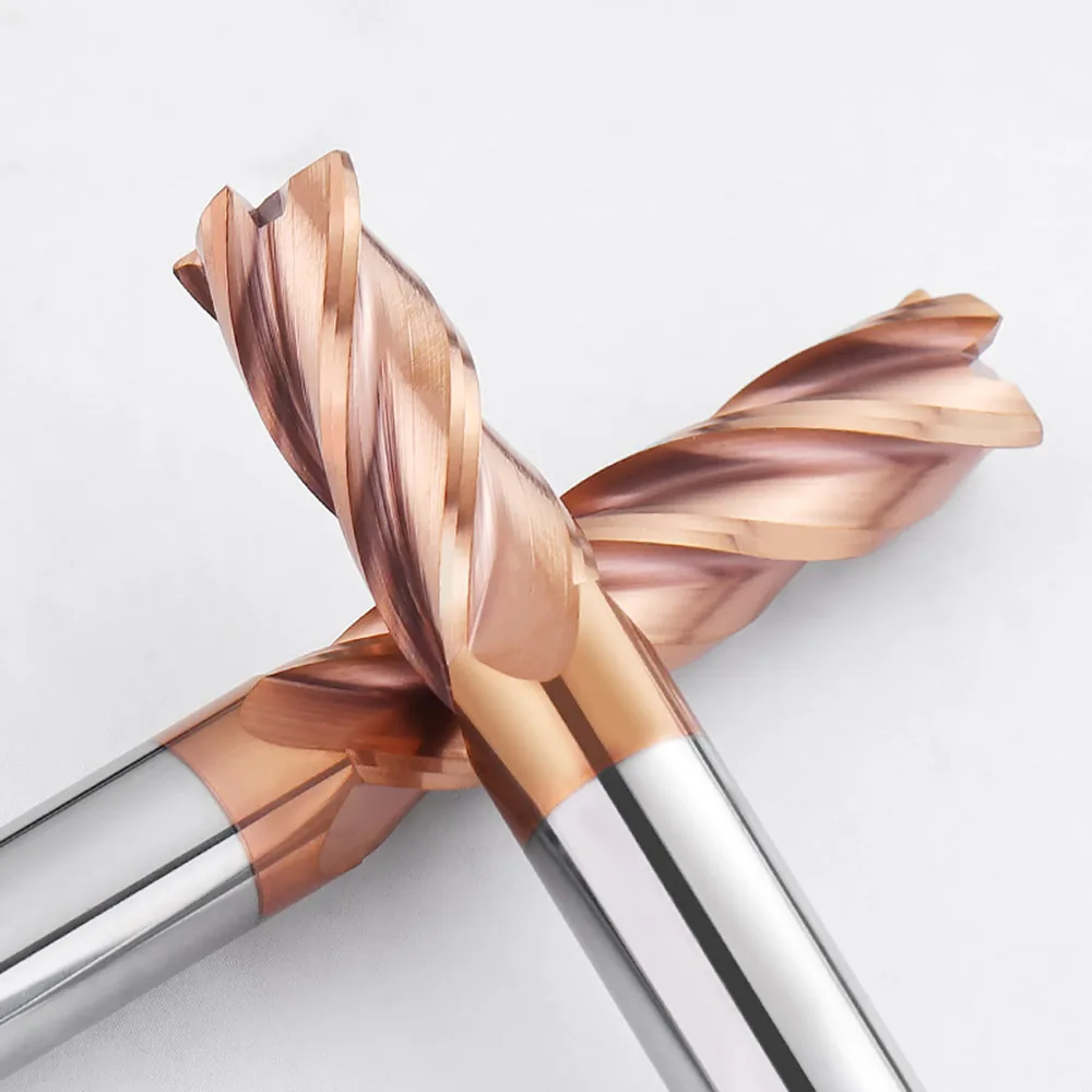 HRC55 Corner Radius End Mill Tungsten Carbide Steel CNC Milling Cutter Tool 4 Flutes Deg R0.2 R0.5 R1 Metal Router | Инструменты