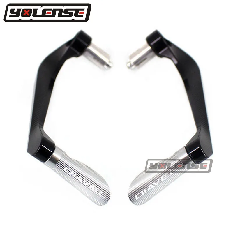 Silver Для DUCATI Diavel Carbon XDiavel XDiavelS мотоцикл 7/" 22 мм CNC ручки на руль защита Тормозная система сцепления защита - Цвет: Silver