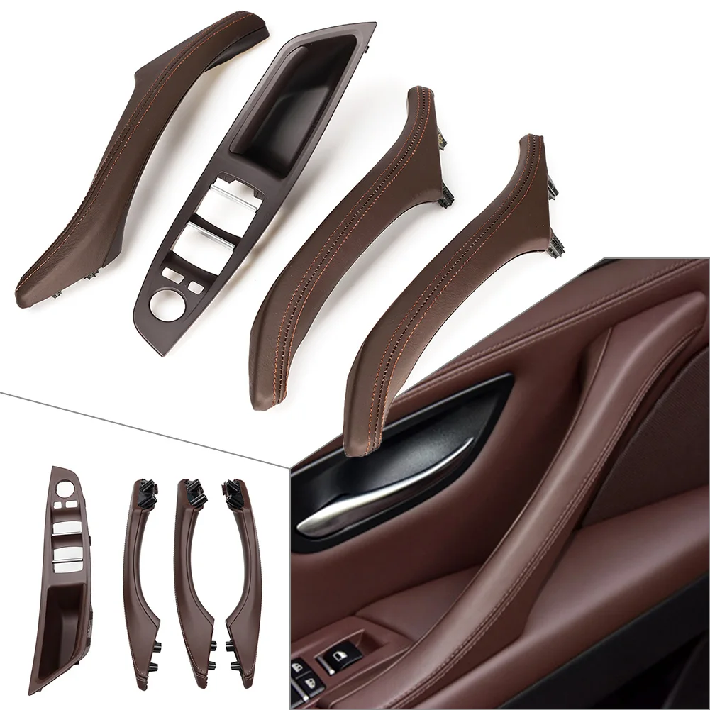 

4Pcs Car Styling Interior Door Trim Pull Handle for BMW F10 F11 F18 5series 520i 530i 2010 2011 2012 2013 2014 2015 2016 2017