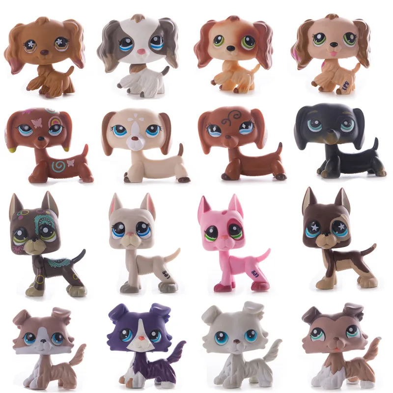 Редкая Игрушечная модель LPS игрушка для зоомагазина собака Такса коллекционная