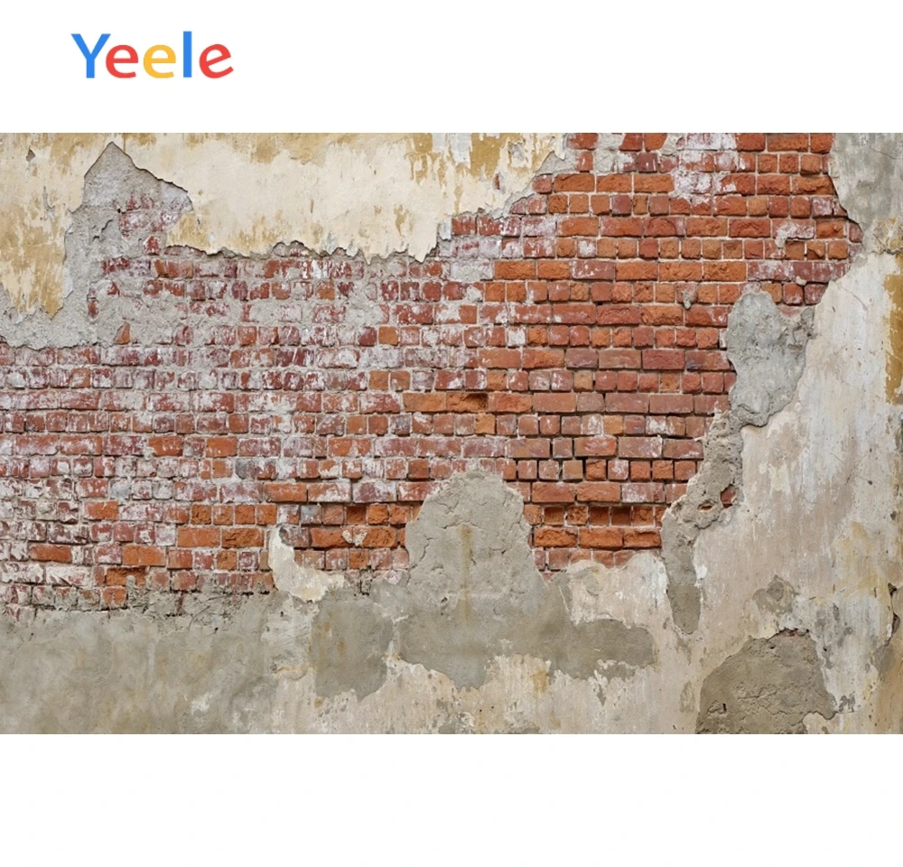 

Yeele Photophone Grunge Old Fade Cement Brick Wall Child Newborn Photography Backdrops Photographic Backgrounds For Photo Studio