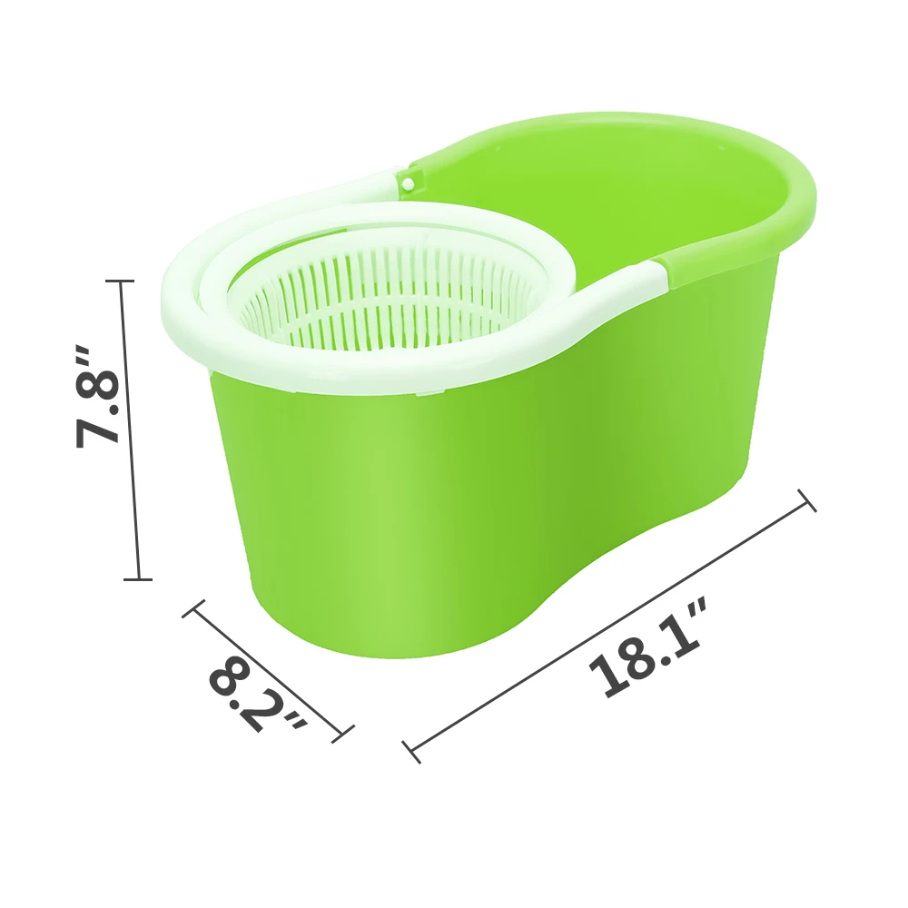 

BLL-19A 360-Degree Rotary Head Ultra Slim Microfiber Mop Green180821113