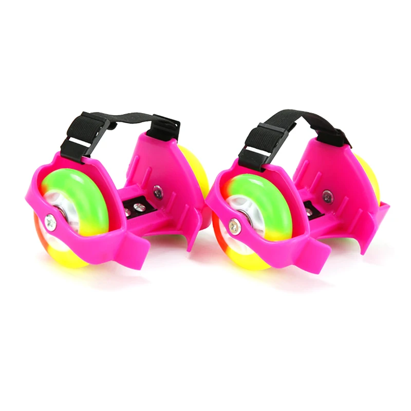 Мигающие роликовые ботинки вихревой шкив с тормозами для быстрого остановки