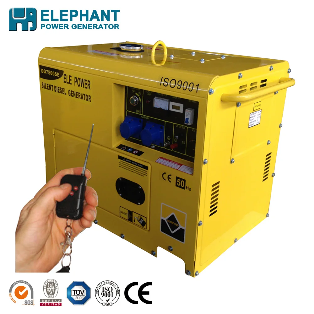 

3kw/3kva 5kw/5kva silent diesel generator with electric start and remote start