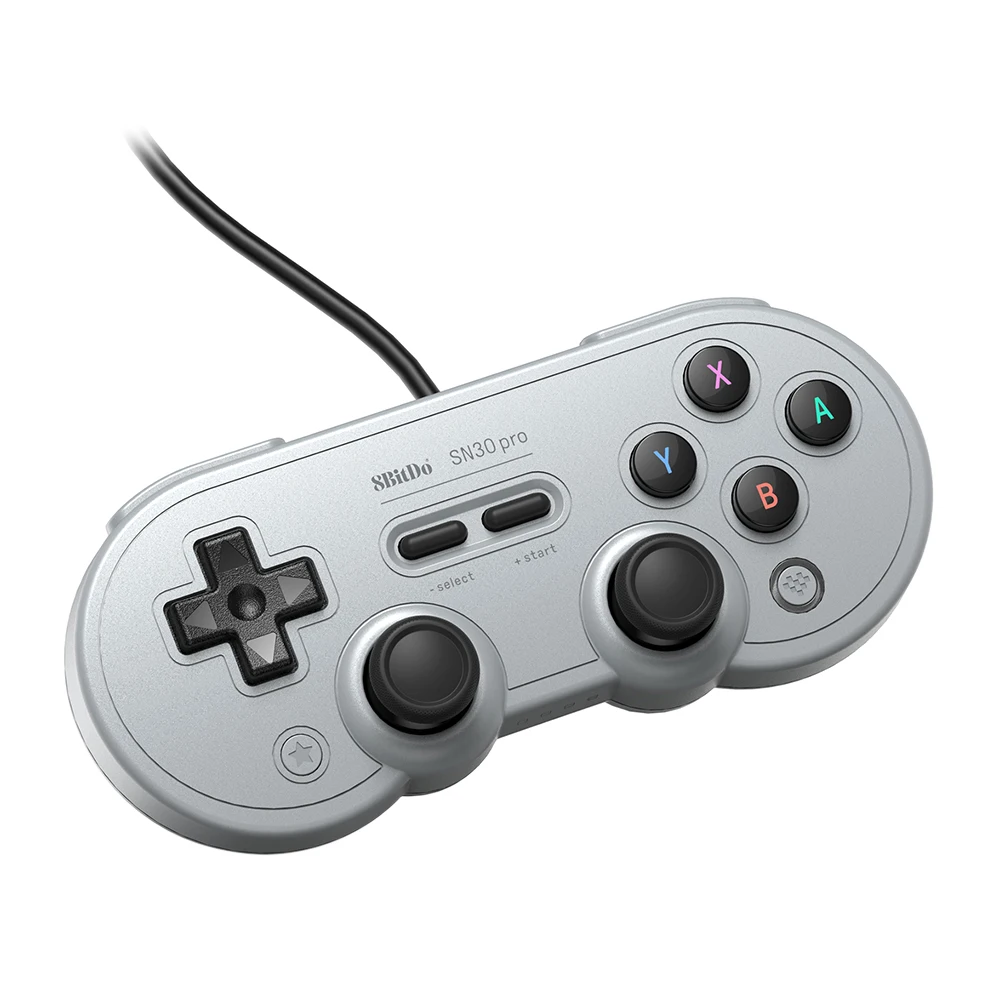 Vibration Clear Controller Wired Gamepad 8Bitdo SN30 Pro USB Gamepad Game Controller for Switch PC Raspberry Pi Steam images - 6