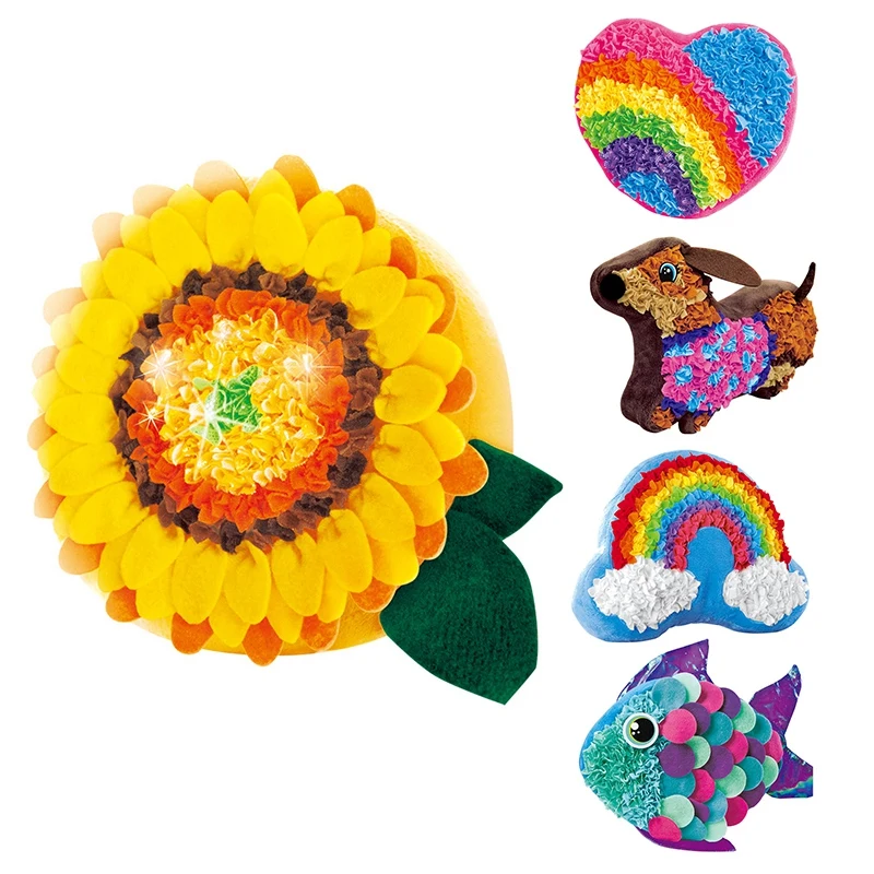 

Diy Plush Pillow Crafts Kids Children's Toys Puzzle Kindergarten Material Kids Toys For Girls Toys For Children