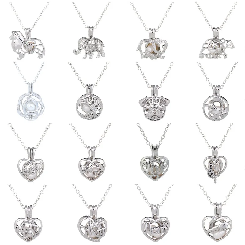 

Europe and the United States fashion burst accessories natural freshwater oyster pearlnecklace female DIY alloy jewelrywholesale