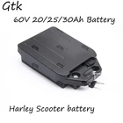 Литиевый аккумулятор для двухколесного складного скутера citycoco X7 X8 X9harley, Съемная батарея с зарядным устройством 3 А, 60 в, 20 Ач, 25 Ач, 30 Ач