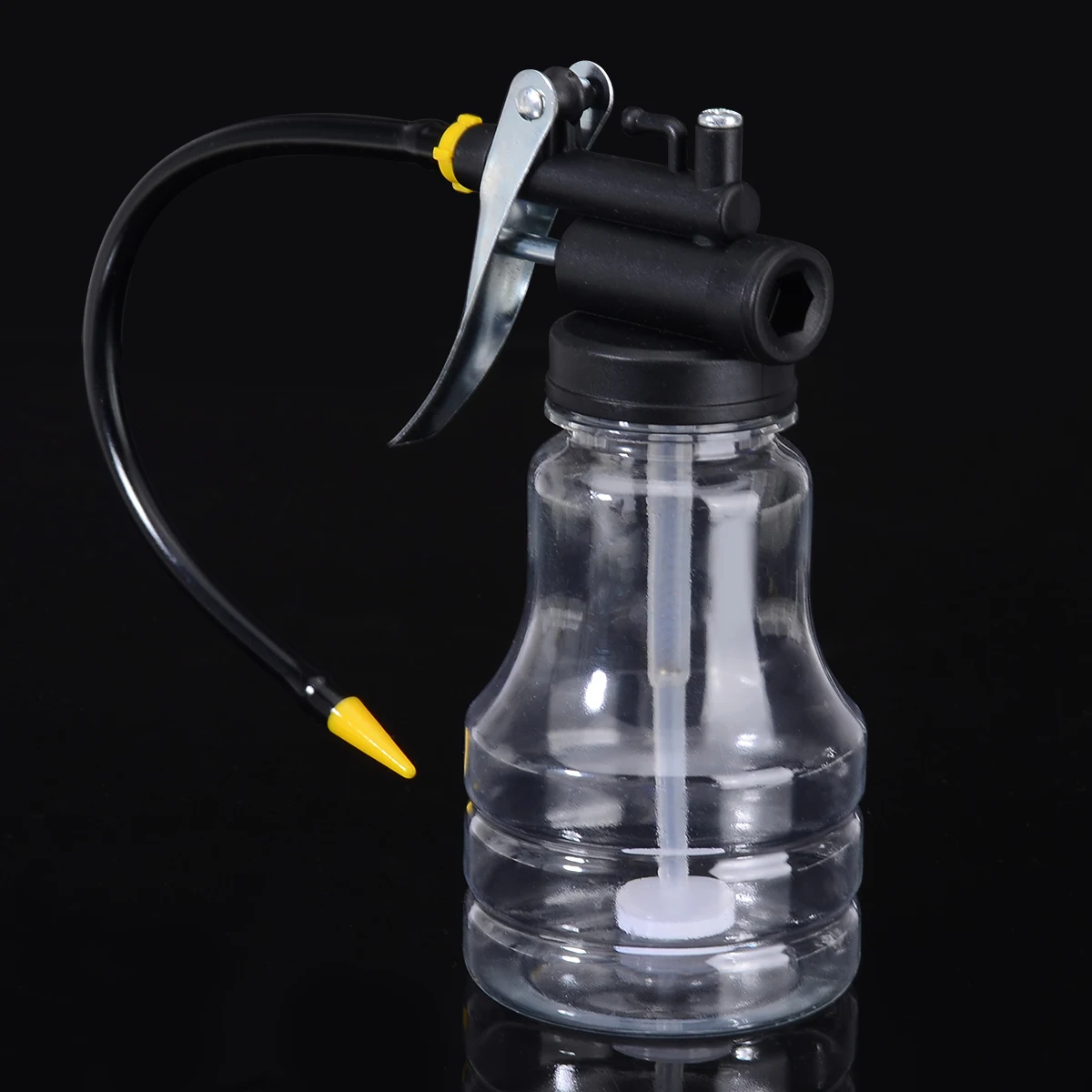 250cc Plastic Oil Can250mm High Pressure Pump Oiler Lubrication Can Machine Grease Gun For Power Tool Accessories | Инструменты