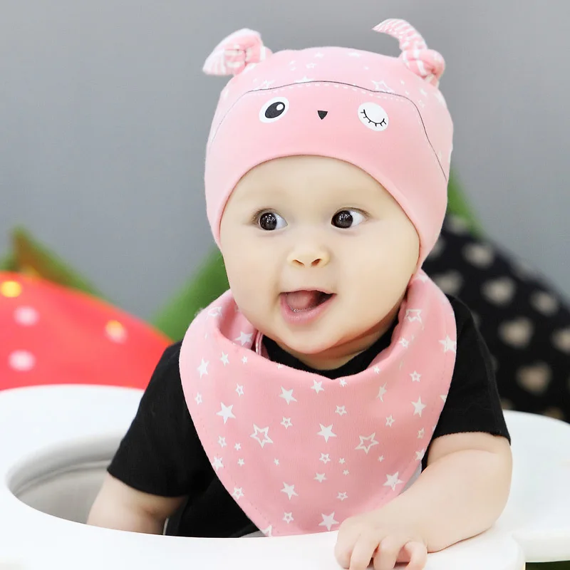 Размер от 6 до 24 месяцев сова с рисунком звезды шапочка для новорожденного малыша