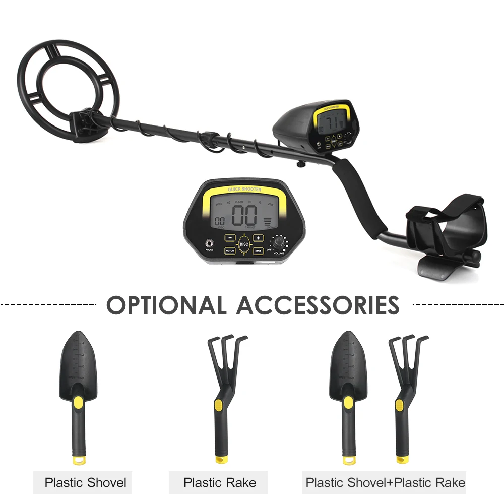 

Металлоискатель с ЖК-дисплеем, водонепроницаемый металлодетектор с регулируемой чувствительностью