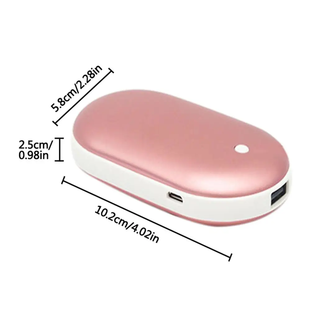 Портативные мини-грелки для рук Lucky Cobblestone USB power Bank перезаряжаемая грелка для рук для холодной зимы