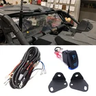 UTV аксессуары кнут флаг светильник задний верхний B-столб монтажный переключатель жгут проводов для 2017-up Can-Am Maverick X3  X3 Max