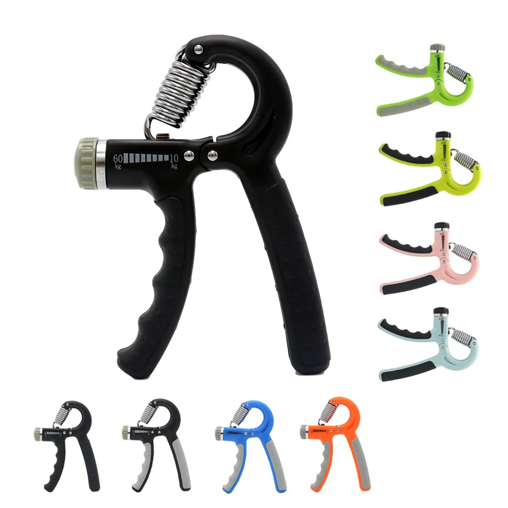 

10-60Kg Gym Fitness Hand Grip Adjustable Finger Heavy Exerciser Strength For Man Woman Muscle Recovery Hand Gripper Trainer