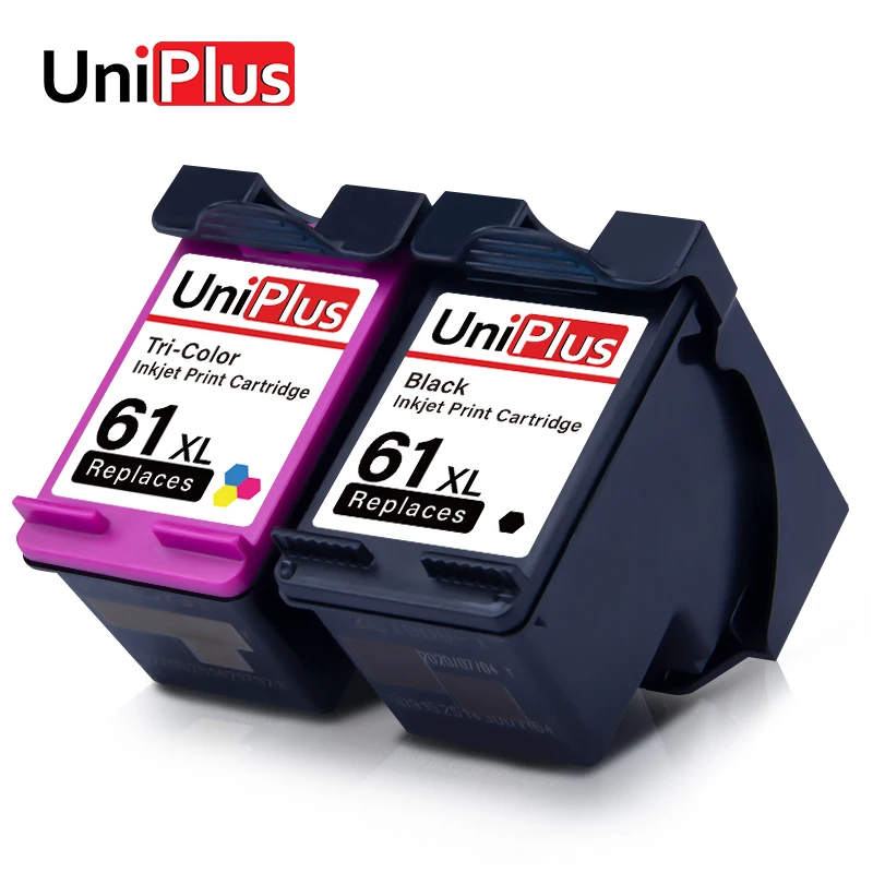 UniPlus 61XL для принтера HP чернильный картридж hp61 hp 64 XL Deskjet 2543 2544 2545 2546 2547 2548 3000 ENVY 4500