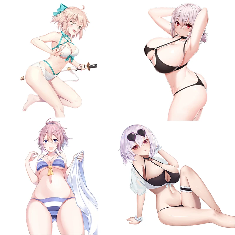 

Бикини Three Ratels, красивые сексуальные девушки, аниме наклейки из ПВХ для капота автомобиля, ноутбука, мотора, подарок, украшения для дома