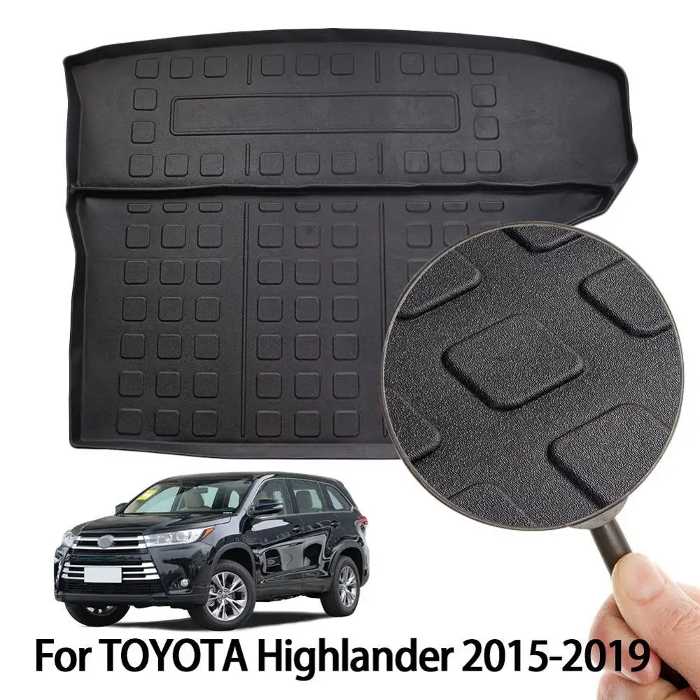 Автомобильный коврик для багажника заднего SUV MPV напольные коврики Toyota Highlander 2015