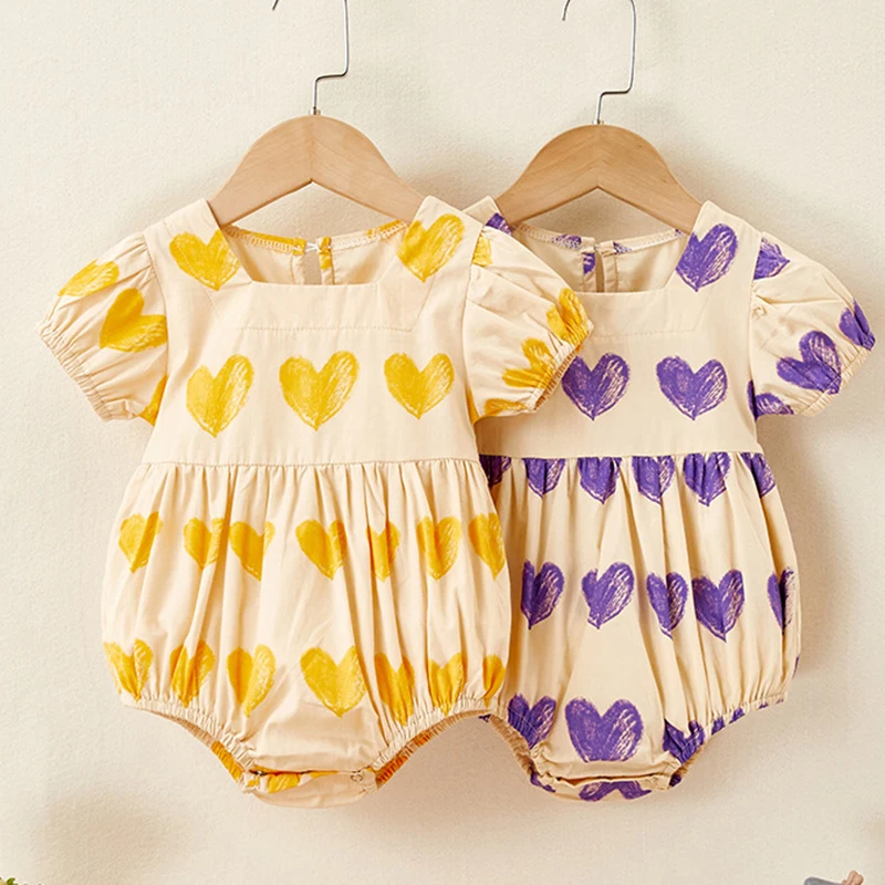 

Toddler Girls Rompers Ruffles Princess Baby Clothing Newborn Baby Clothes Infant Cotton Overalls Summer Baby Jumpsuit Outfit