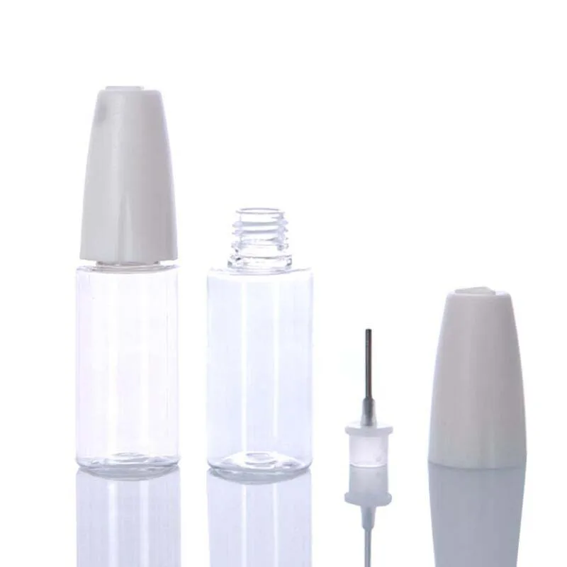 Прозрачный флакон капельница пустые пластиковые для электронных соков 5 шт. 10