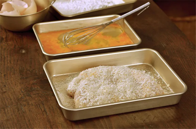 Золотой лоток для выпечки духовка Бытовая антипригарная Снежинка хрустящий