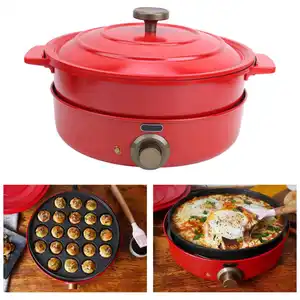multifunction cooking pot electric fryingroasting pot cooker for frying grilling hot pot w host home kitchen cookware au 220v free global shipping