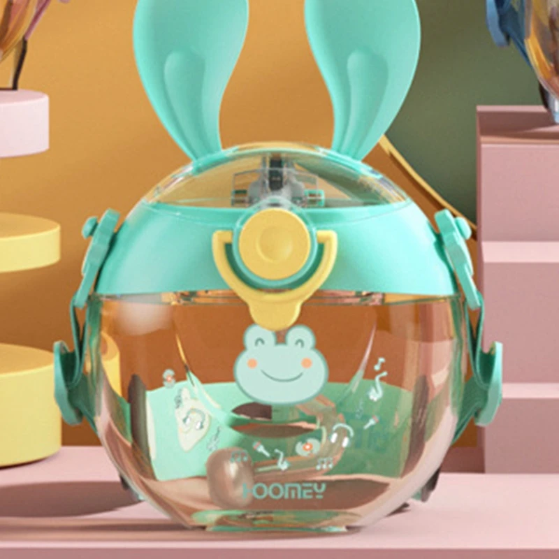 Детская чашка для воды с соломинкой термос студенческий пончик чайник немецкий