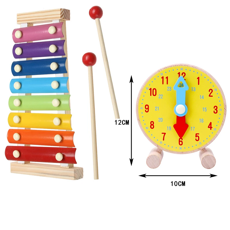 

Baby toy Music Instrument Toy Wooden Frame Style Xylophone Children Kids Musical Funny Toys Rainbow Tower Educational Toys Gifts