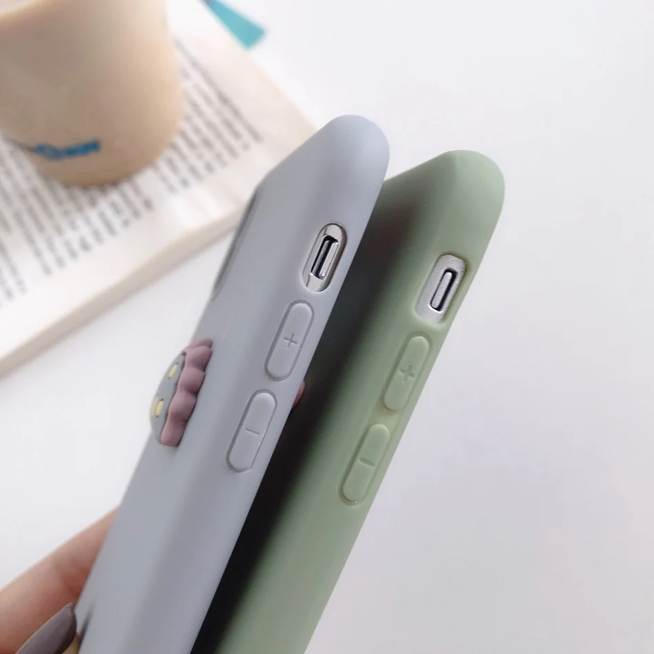 Для OPPO A5 A8 A9 2020 A7 A91 F11 F9 F7 A31 Reno 3 Pro чехол милый мультяшный Лебедь носорог Ежик