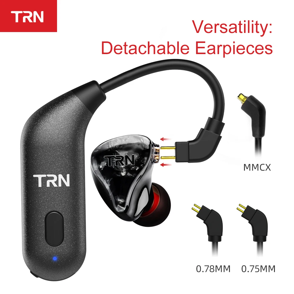 TRN BT20S APTX беспроводной Bluetooth 5 0 ушной крючок HIFI наушники 2PIN/MMCX разъем для X6/IM1/IM2/V80/v30