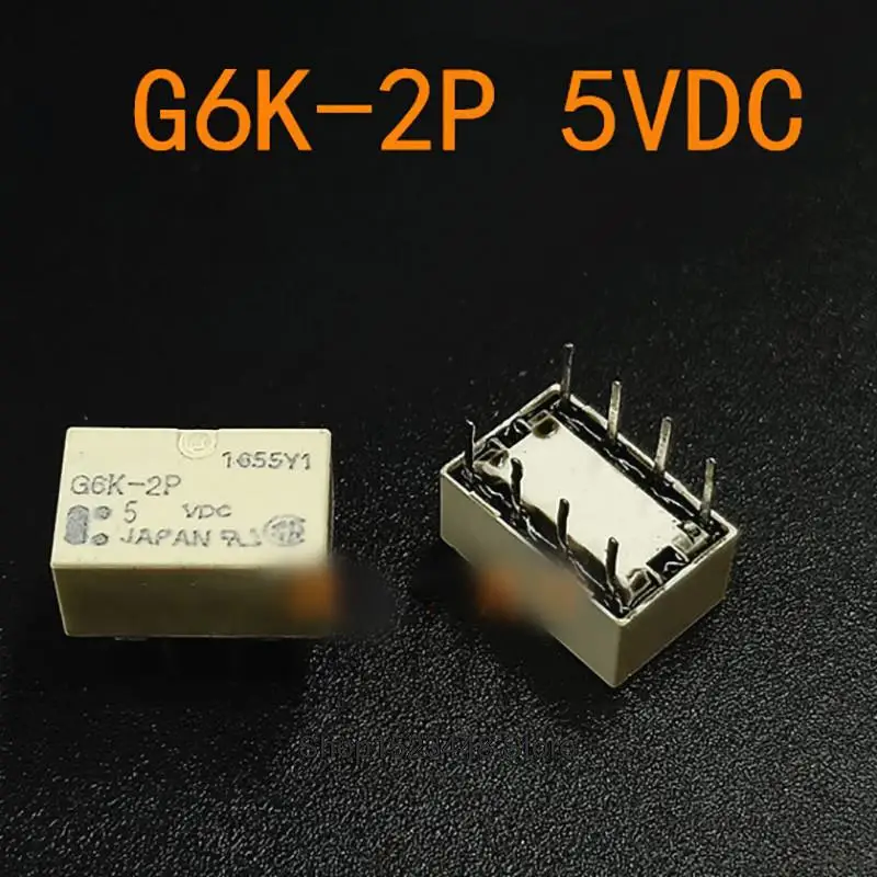 Новое реле 5 шт./лот G6K-2P-5VDC 1A 5V G6K-2P 5VDC G6K 2P G6K-2P-5V | Строительство и ремонт