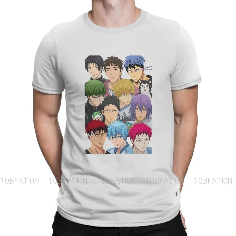 

Монтаж модные футболки Kuroko's Баскетбол Kuroko Tetsuya корзина Спорт Мужские Харадзюку тканевые Топы Футболка с круглым вырезом большой размер
