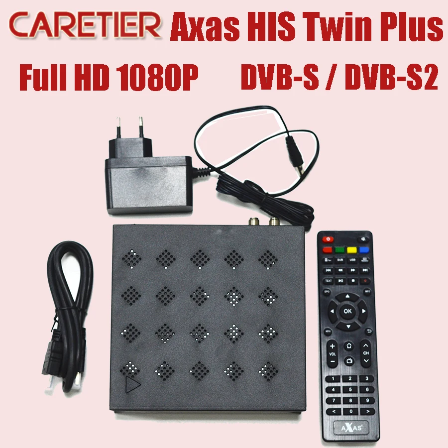 1PC Satellite TV Receiver Axas His Twin PLUS DVB-S2/S 1080P HD WiFi+Linux OS Box E2 ATV 6.2 Linux H2.65 smart | Электроника