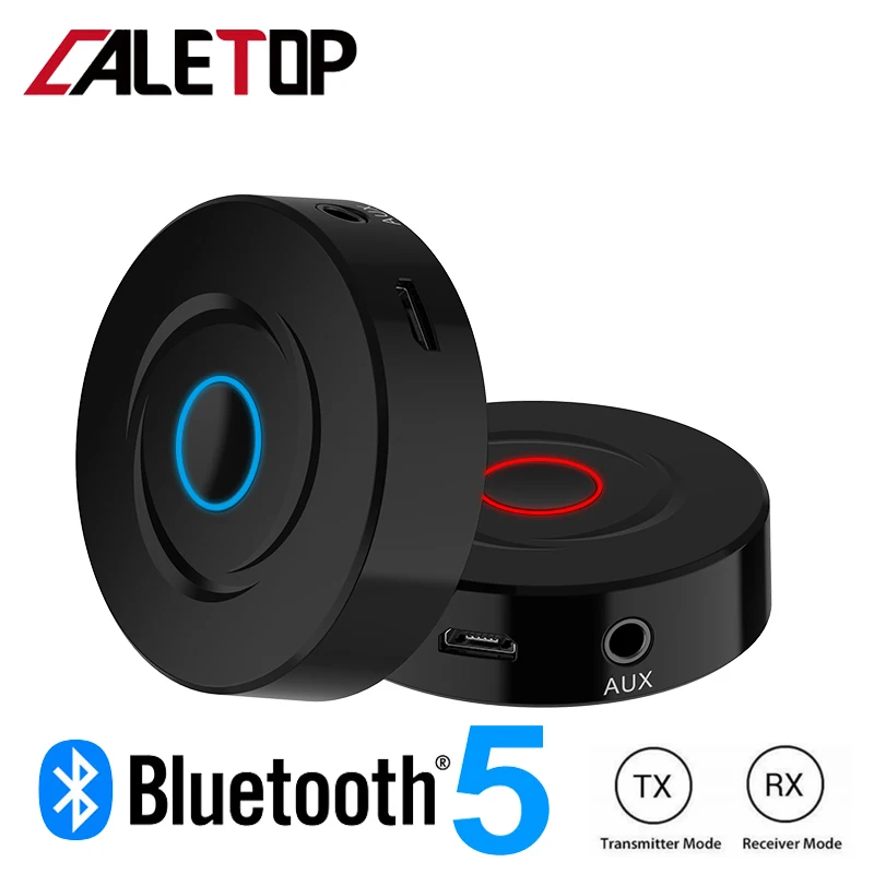 Bluetooth ресивер CALETOP передатчик 5 0 2 в 1 беспроводной адаптер 3 мм Aux для