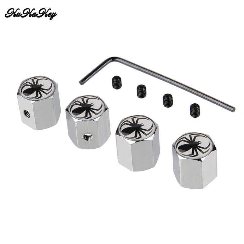 4 шт./компл. креативный узор паука колпачок клапана для автомобильных шин сплав s