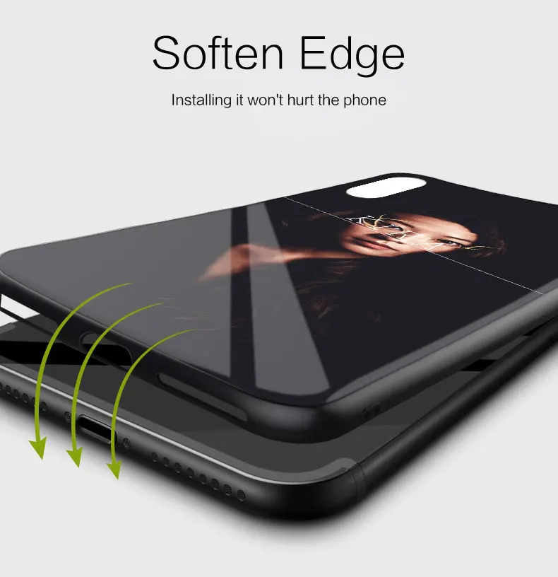 Мягкий стеклянный чехол для Huawei Honor 30 20 10 Lite Pro 10i 20i 9a 8a 8x Черный силиконовый с