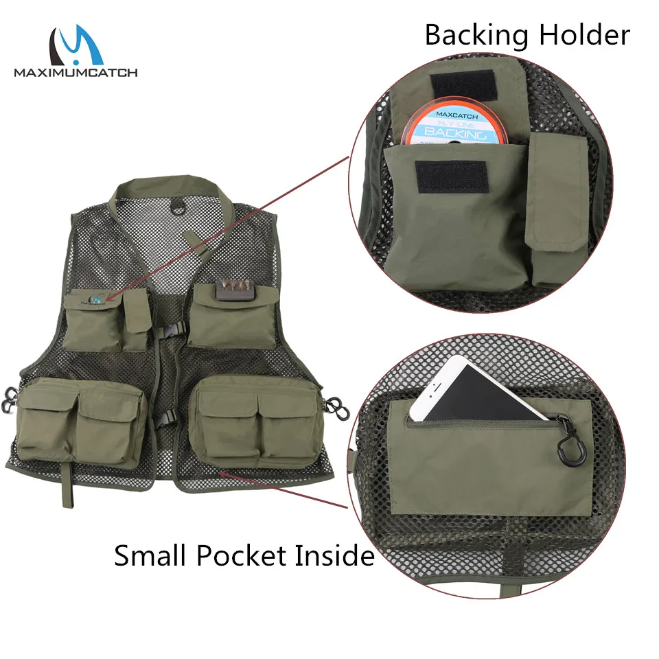 Maximumcatch супер светильник дышащий для ловли нахлыстом с несколькими карманами|light