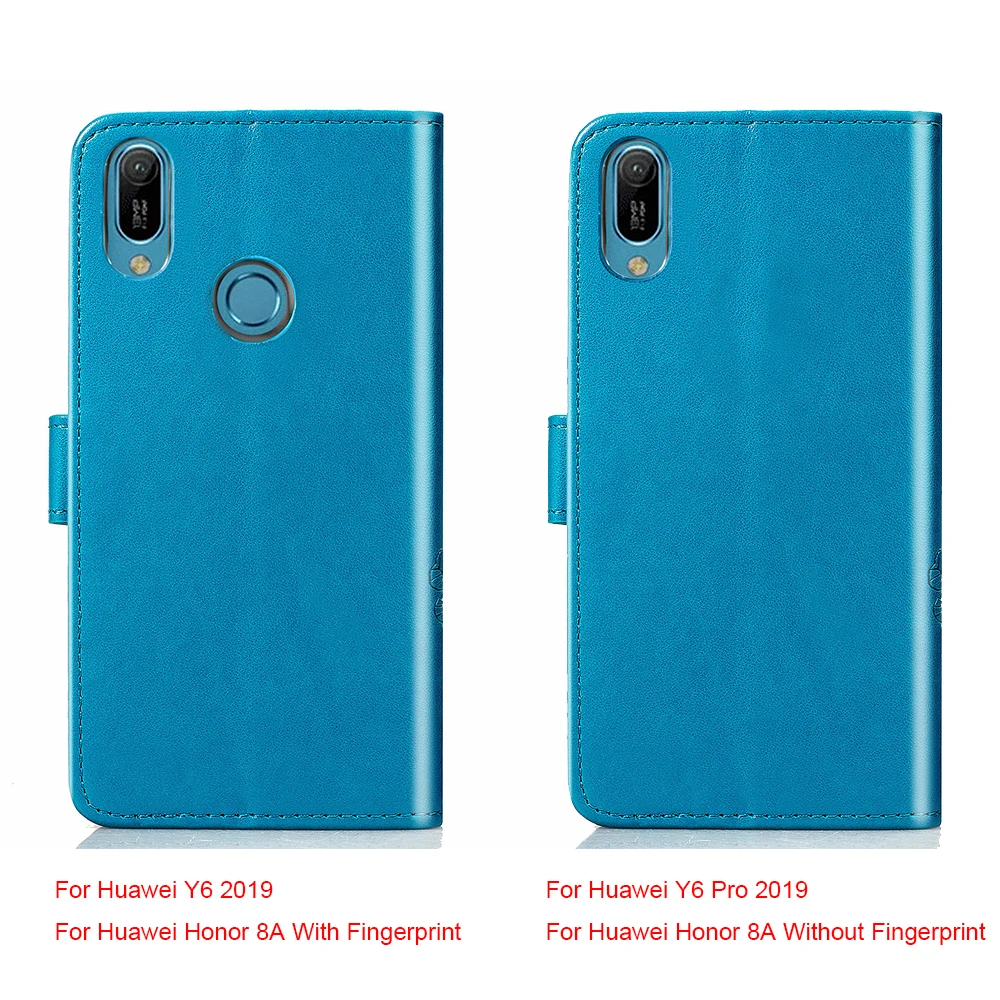 Роскошный кожаный чехол кошелек для Huawei Honor 8A флип Y6 Pro 2019 8 A тонкие чехлы