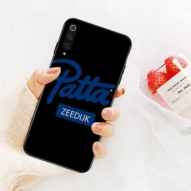 

Dutch Street Brand Patta Phone Cases For Redmi 9A 8A 7 6 6A Note 9 8 8T Pro Max Redmi 9 K20 K30 Pro Black Silicone Soft TPU Case