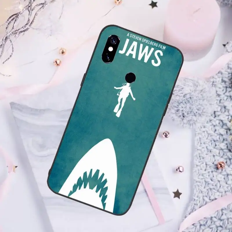 

Jaws Phone Case For Xiaomi Redmi note 7 8 9 pro 8T 9S Mi Note 10 Lite pro