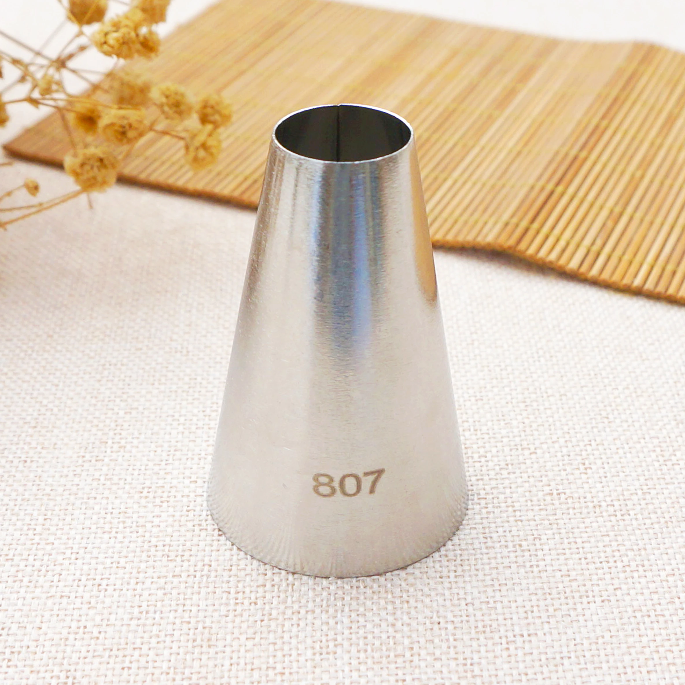 #807 круглые Кондитерские насадки для крема торта украшение из нержавеющей стали