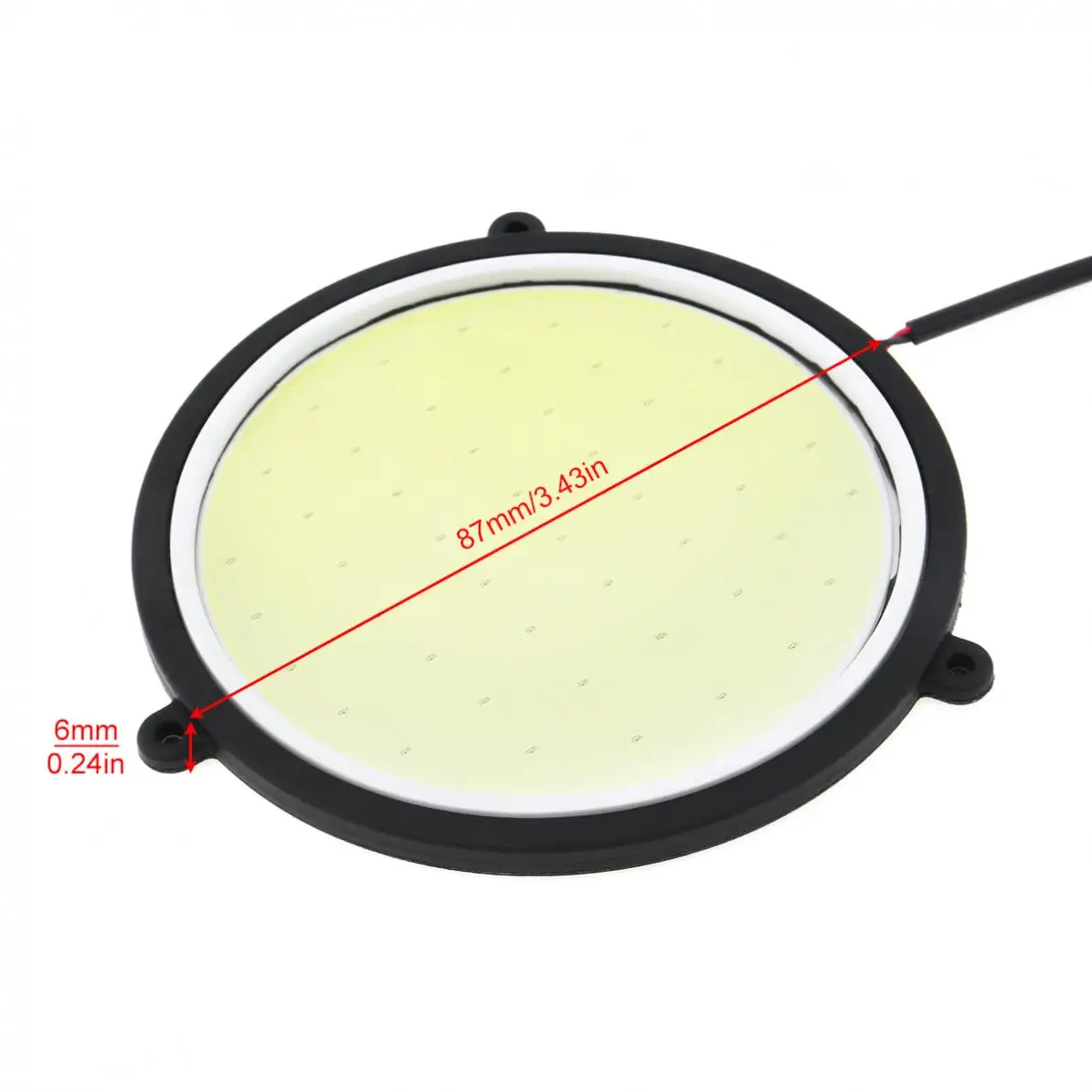 2 шт. светодиодный светильник дневного света Одноцветный/двухцветный круглый